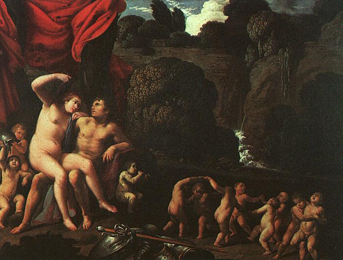 Carlo Saraceni Venus and Mars oil painting picture